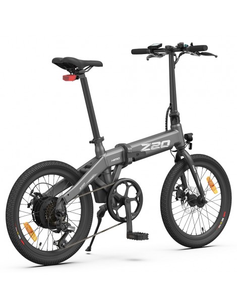 HIMO Z20 Max 20" Pneumatici Bici Elettrica Pieghevole Bici da città 250W Motore 36V 10Ah Batteria - Grigio Presa