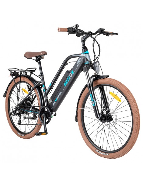 Bezior M2 Pro Ciclomotore elettrico 500W Motore 12.5Ah Batteria- Nero Spedizione Gratuita