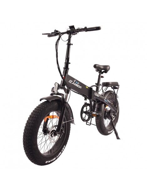 KAISDA K2 Pro 20*4.0 pollici Ciclomotore Elettrico Pieghevole con Pneumatici Grassi - Motore Bafang 350W e batteria 48V 12.8Ah Soddisfazione Garantita