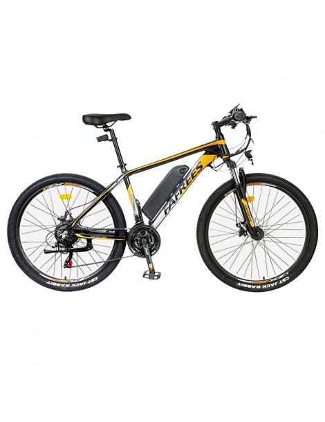 FAFREES Bici elettrica da 26 pollici 250 W con batteria agli ioni di litio da 36 V 10 Ah SHIMANO 21 velocità-Nero Promozione Limitata