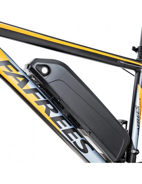 FAFREES Bici elettrica da 26 pollici 250 W con batteria agli ioni di litio da 36 V 10 Ah SHIMANO 21 velocità-Nero Promozione Limitata