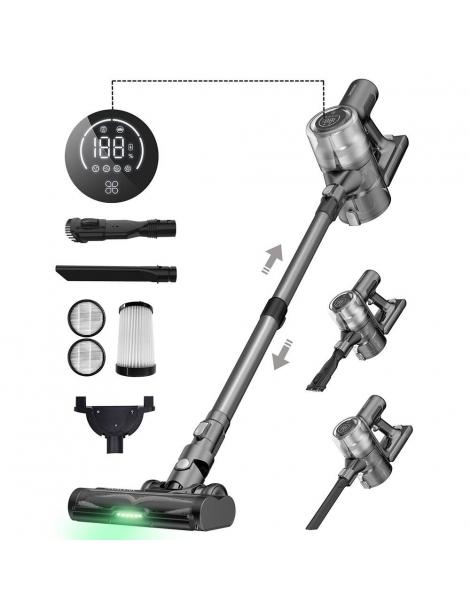 Proscenic P12 Aspirapolvere a Batteria Forte Aspirazione da 33KPa Grande Pattumiera da 1 2L Autonomia di 60 minuti Offerta Anniversario