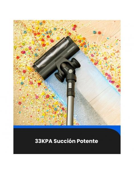 Proscenic P12 Aspirapolvere a Batteria Forte Aspirazione da 33KPa Grande Pattumiera da 1 2L Autonomia di 60 minuti Offerta Anniversario