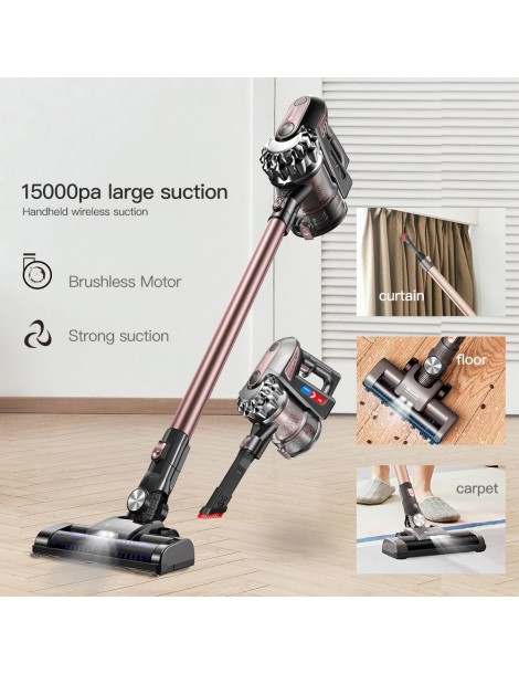 Proscenic P8 Plus Aspirapolvere Manuale Cordless Aspirazione 15000Pa Potenza Motore 180W Batteria Removibile 2200mAh Latest fashion