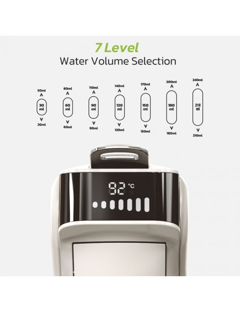 [Prevendita]HiBREW H1B Caffettiera a cialde 6 in 1 estrazione a pressione da 20 bar Comprane uno, ottenene uno gratis