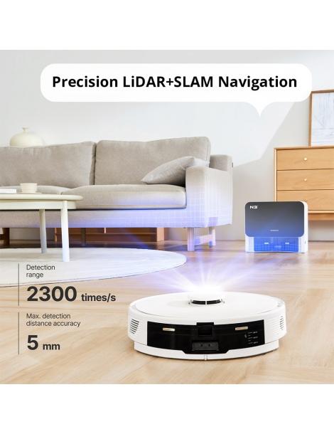 Neakasa NoMo N3 4000Pa Robot aspirapolvere con stazione di auto-svuotamento navigazione LDS + SLAM Sconti VIP