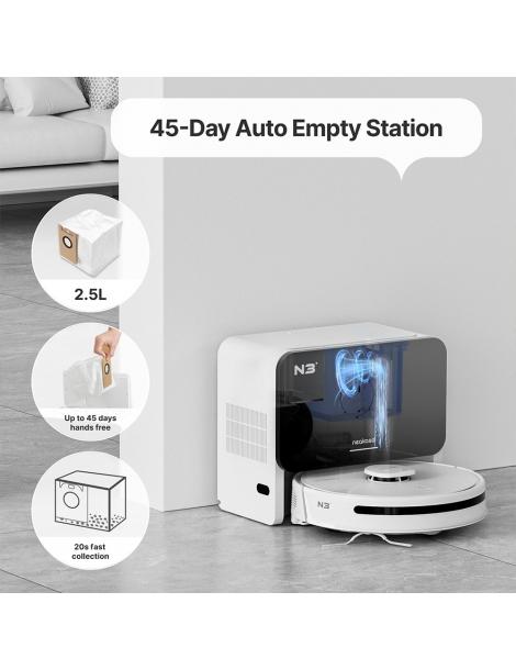 Neakasa NoMo N3 4000Pa Robot aspirapolvere con stazione di auto-svuotamento navigazione LDS + SLAM Sconti VIP