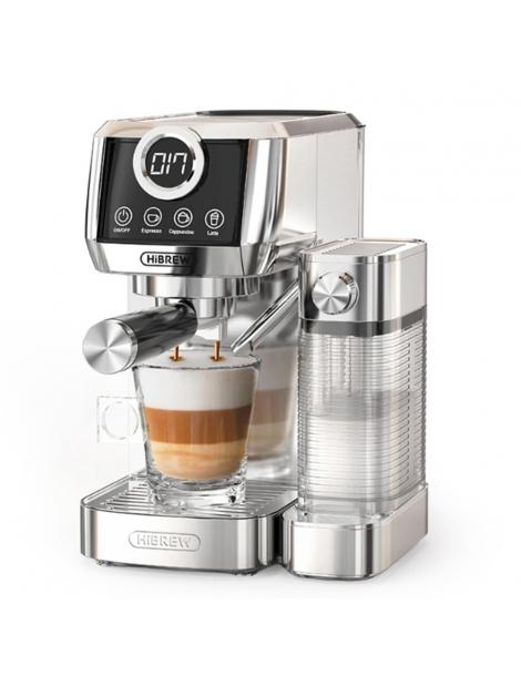 HiBREW H13A Macchina da caffè semi-automatica 3 in 1 6 modalità di caffè 20 bar serbatoio dell'acqua rimovibile da 1 3 litri Ritorno libero