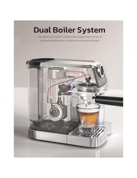 HiBREW H13A Macchina da caffè semi-automatica 3 in 1 6 modalità di caffè 20 bar serbatoio dell'acqua rimovibile da 1 3 litri Ritorno libero