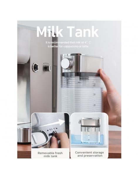 HiBREW H13A Macchina da caffè semi-automatica 3 in 1 6 modalità di caffè 20 bar serbatoio dell'acqua rimovibile da 1 3 litri Ritorno libero