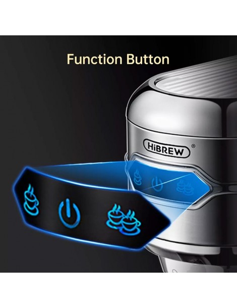 HiBREW H11 1450W Caffettiera macchina per caffè espresso semiautomatica a 19 bar polvere ESE POD Doppio uso acqua calda Ultimi tre giorni