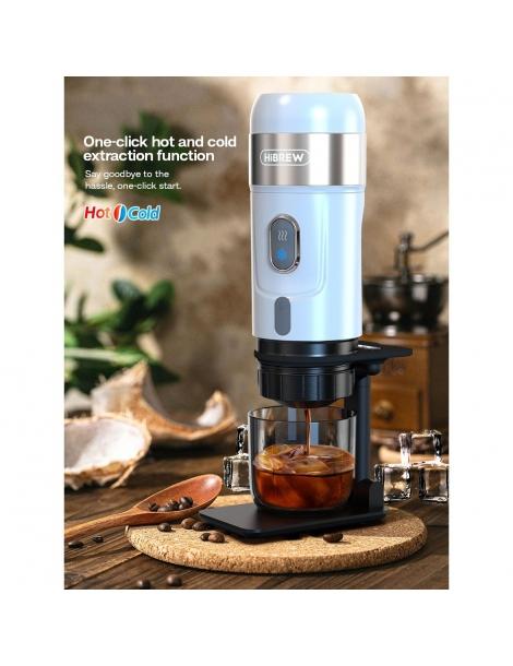 HiBREW H4A 80W Macchina da caffè portatile per auto con supporto - Bianco Ultimo giorno