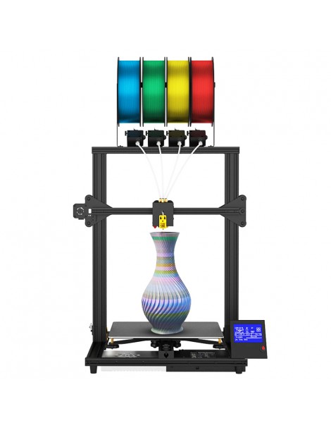 Zonestar Z8PM4 Pro Stampante 3D 4 Titan Extruders miscelazione colore 4 in1 out livellamento automatico 300 * 300 * 400 mm 50% di sconto con spedizione gratuita