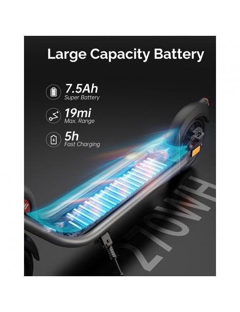 Atomi E20 Scooter elettrico pieghevole pneumatico da 8 5 pollici motore da 250W batteria da 36V 7 5Ah Sconti questo mese