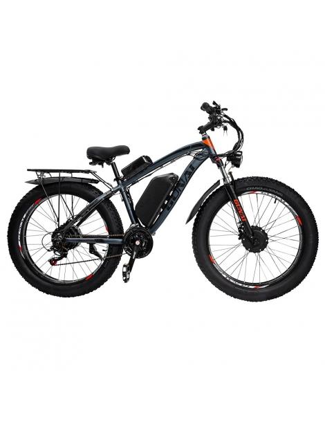 GUNAI GN88 Mountain Bike Elettrica Pneumatici Grassi 26*4.0in Motori 1000W*2 Batteria 48V 22Ah Italy