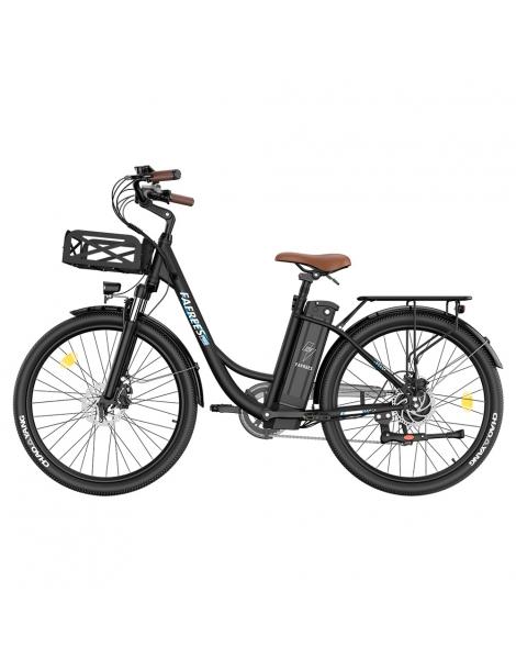 Fafrees F26 Lasting Bicicletta elettrica motore da 250W batteria da 36V 20.3Ah pneumatici da 26*1.95'' - Nero Fino Al -60%