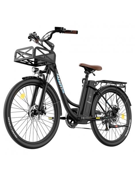 Fafrees F26 Lasting Bicicletta elettrica motore da 250W batteria da 36V 20.3Ah pneumatici da 26*1.95'' - Nero Fino Al -60%