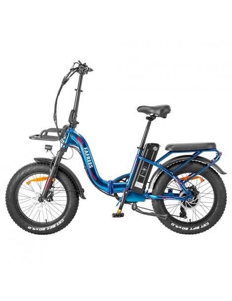 Fafrees F20 Max Flodable Electric Bike 20*4.0 pollici Fat Tire 500W Brushless Motor 48V 22.5Ah Battery - Aurora Blue Affare Del Giorno