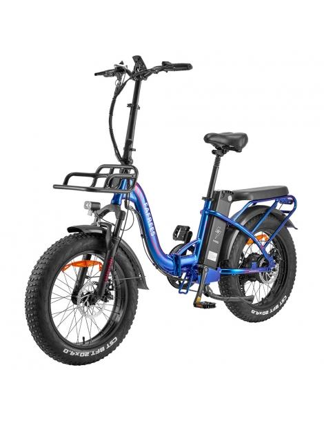 Fafrees F20 Max Flodable Electric Bike 20*4.0 pollici Fat Tire 500W Brushless Motor 48V 22.5Ah Battery - Aurora Blue Affare Del Giorno