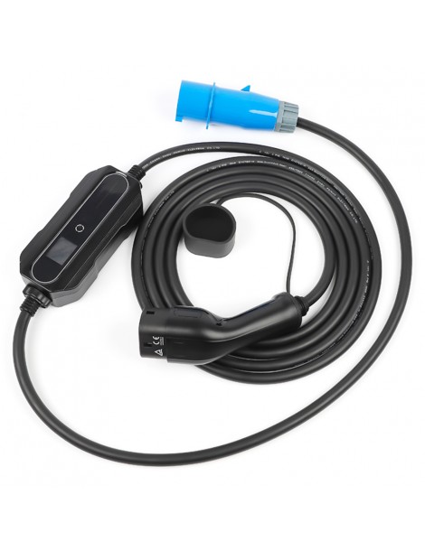 ANDAIIC Caricatore EV Caricatore portatile per auto elettriche Tipo 2 IEC62196 Modalità 2 10/16/20/24/32A Corrente - UE In Vendita