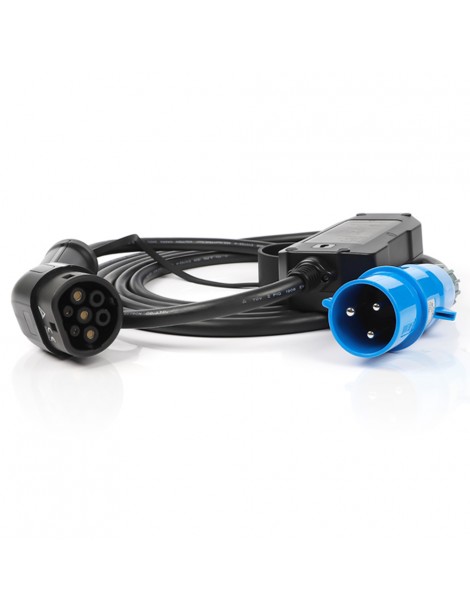 ANDAIIC Caricatore EV Caricatore portatile per auto elettriche Tipo 2 IEC62196 Modalità 2 10/16/20/24/32A Corrente - UE In Vendita