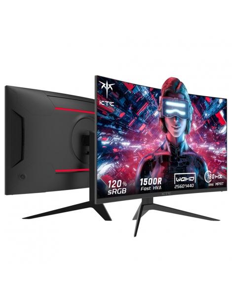 KTC H27S17 Monitor da gioco 27 pollici 2560x1440 QHD 180Hz HVA Curvo 1500R 1ms Tempo di risposta Standard di montaggio Vesa Vendita Economica