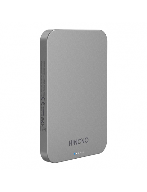 HINOVO MB1-5000 5000mAh Power Bank Wireless Magnetico in Metallo Batteria Mag-Safe per iPhone 14/13/12 Negozio