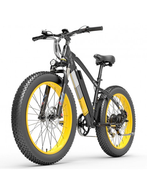 LANKELEISI XC4000 26*4.0 Inch Fat Tires Bicicletta elettrica autonomia massima 120KM velocità massima 40 km/h - motore 1000W In Saldo