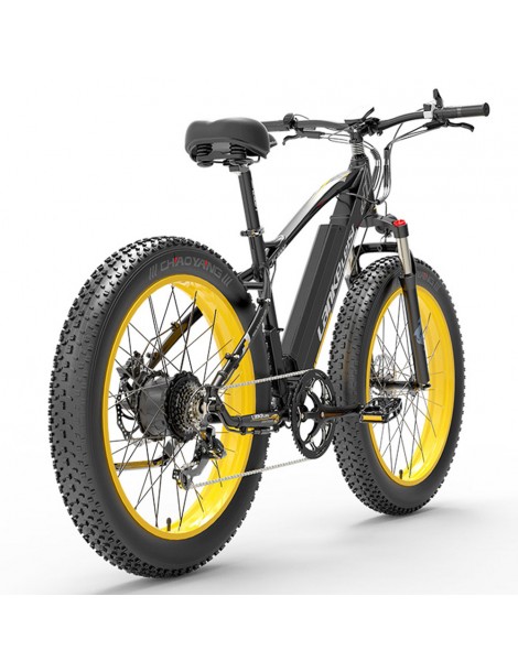 LANKELEISI XC4000 26*4.0 Inch Fat Tires Bicicletta elettrica autonomia massima 120KM velocità massima 40 km/h - motore 1000W In Saldo