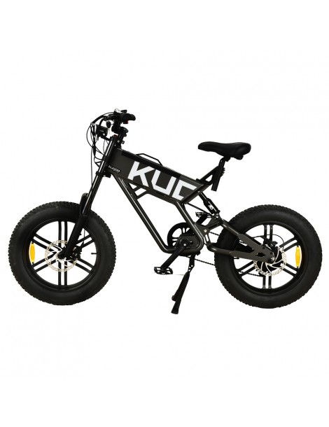 KUGOO T01 20*4.0 Pollici Pneumatici Bicicletta elettrica Motore 48V 500W Batteria 13Ah Velocità Massima 38km/h - Nero Spedizione gratuita
