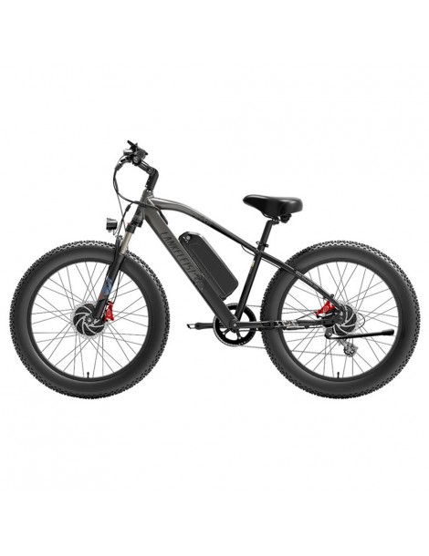 LANKELEISI MG740 PLUS 26*4.0'' Pneumatici Bici Elettrica 1000W*2 Doppio Motore 48V 17.5Ah Batteria - Grigio Prezzo di fabbrica
