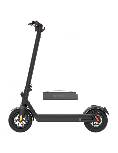AOVO X9 Plus 10'' Pneumatico Antideflagrante Scooter Elettrico Pieghevole 36V Motore Nominale 500W Batteria 36V 15.6Ah - Nero Grande vendita