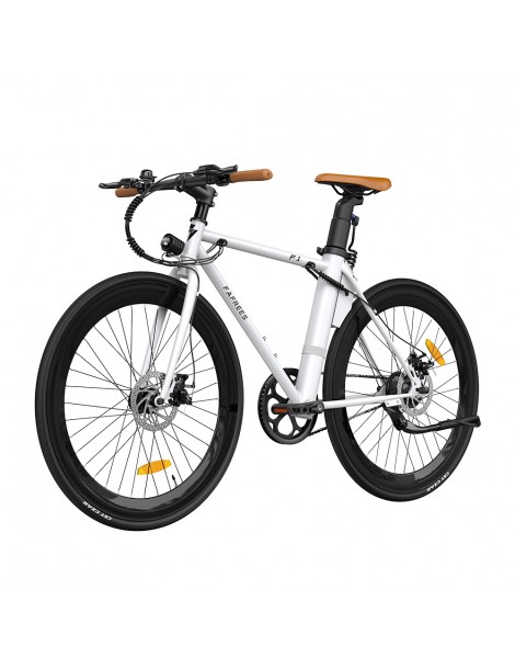 FAFREES F1 700C*28C Pneumatici da Strada Bici Elettrica - 250W Motore Brushless & Batteria 36V 8.7Ah - Bianco Vendite stagionali