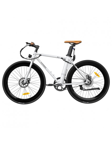 FAFREES F1 700C*28C Pneumatici da Strada Bici Elettrica - 250W Motore Brushless & Batteria 36V 8.7Ah - Bianco Vendite stagionali
