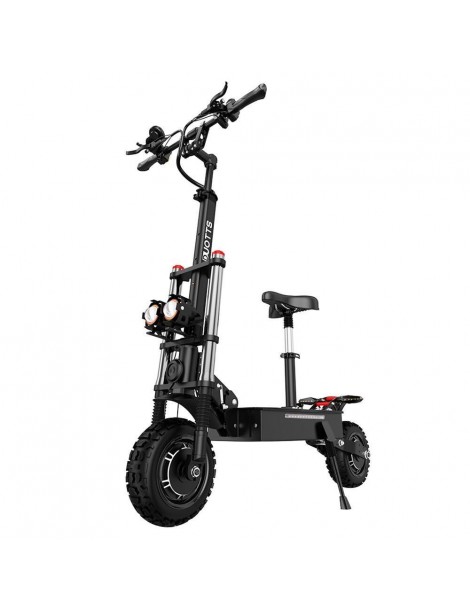 OOTD D88 Scooter Elettrico Pieghevole con Pneumatici Off-Road da 11 pollici - Doppio Motore 2800W*2 e Batteria 60V 38Ah Offerta Pasqua
