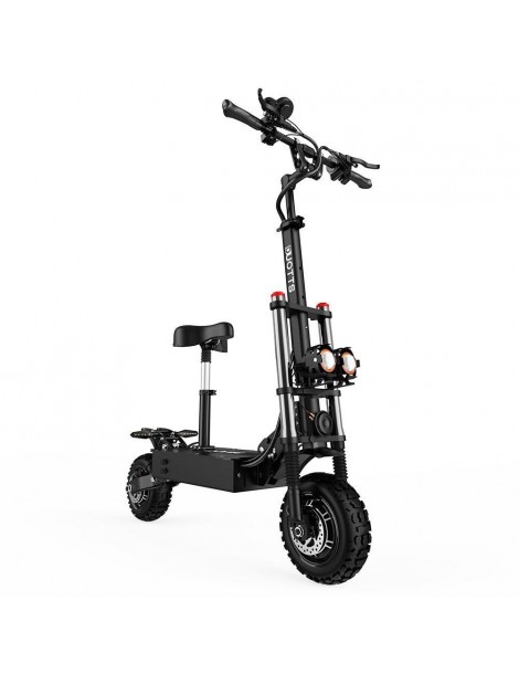 OOTD D88 Scooter Elettrico Pieghevole con Pneumatici Off-Road da 11 pollici - Doppio Motore 2800W*2 e Batteria 60V 38Ah Offerta Pasqua