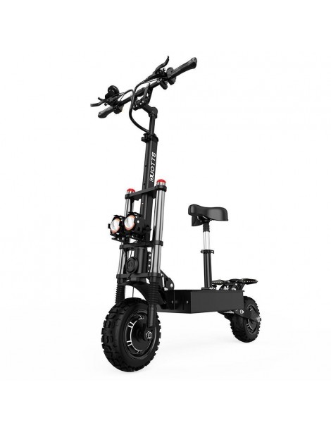 OOTD D88 Scooter Elettrico Pieghevole con Pneumatici Off-Road da 11 pollici - Doppio Motore 2800W*2 e Batteria 60V 38Ah Offerta Pasqua