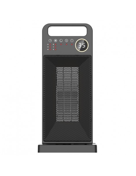 HQ-YND-2000D Riscaldatore elettrico verticale da tavolo da 2000W riscaldatore spaziale in ceramica PTC rotazione di 60 gradi Ritorno libero