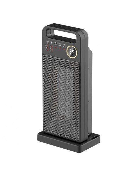 HQ-YND-2000D Riscaldatore elettrico verticale da tavolo da 2000W riscaldatore spaziale in ceramica PTC rotazione di 60 gradi Ritorno libero