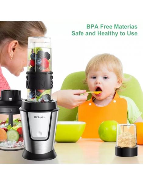 BioloMix TB23M Robot da cucina multifunzione 3 in 1 spremiagrumi portatile da 700W materiale plastico per alimenti Latest stili