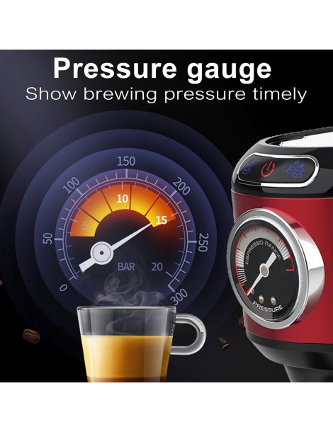 Sonifer SF3558 1450W Caffettiera elettrica per caffè espresso pompa a 15 bar cappuccinatore con schiuma di latte Only for today