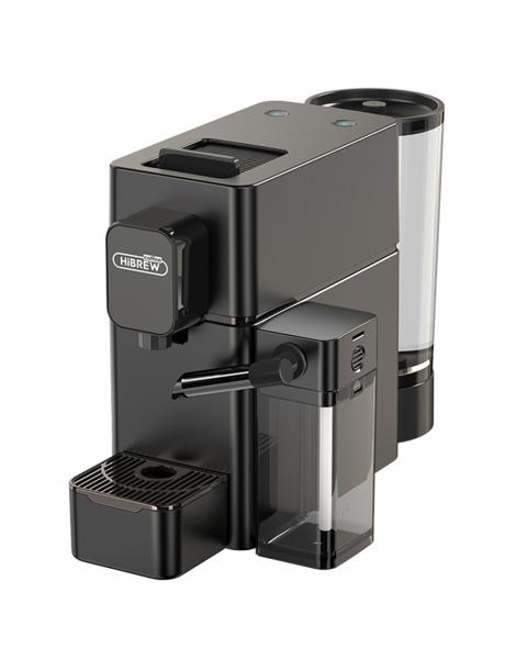 HiBREW H15 Nes Macchina da caffè a capsule estrazione ad alta pressione 20 bar serbatoio del latte rimovibile - Nero Sostegno trimestrale