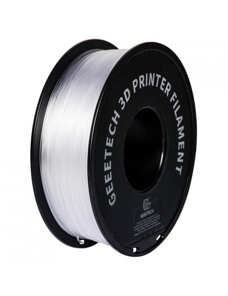 Geeetech Filamento PETG per stampante 3D precisione dimensionale 1 75 mm /- 0 03 mm Bobina da 1 kg (2 2 libbre) - Trasparente Limitato a 3 giorni