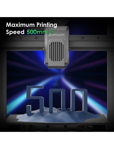 Artillery Sidewinder X4 Pro Stampante 3D 240*240*260 mm velocità di stampa 500 mm/s guida lineare asse X Y - Nero Spedizione Gratuita