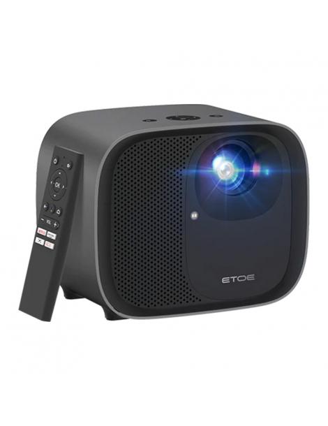 ETOE E3 Pro Proiettore 600 ANSI 1080P nativo decodifica 4K Android TV messa a fuoco automatica e correzione trapezoidale Soddisfazione Garantita