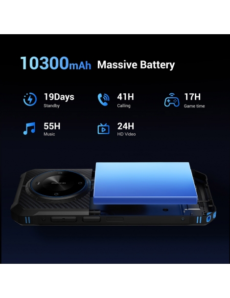 FOSSiBOT F105 Smartphone robusto schermo HD+ da 6 745 pollici batteria da 10300mAh 4GB RAM+64GB ROM - Blu Acquista Ora