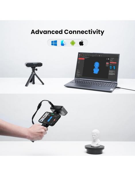 Revopoint MINI 2 Scanner 3D precisione 0 02 mm risoluzione 2MP velocità di scansione fino a 16 fps edizione avanzata Convenienza