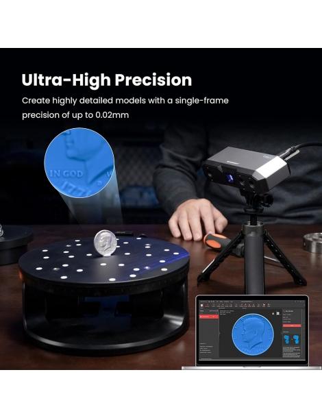 Revopoint MINI 2 Scanner 3D precisione 0 02 mm risoluzione 2MP velocità di scansione fino a 16 fps edizione standard Novità