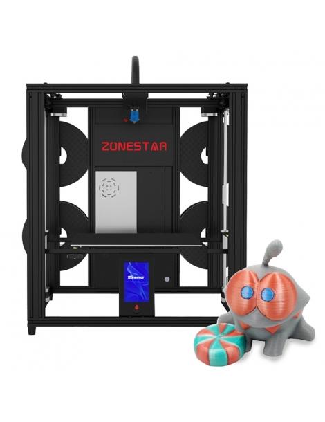 Zonestar Z9V5MK6 Stampante 3D a 4 estrusori 4 in 1 out Color-Mixing livellamento automatico scheda madre a 32 bit Economico
