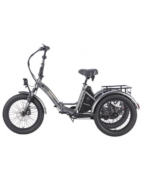 FAFREES F20 Mate Triciclo elettrico motore brushless 500W batteria 48V/18.2Ah pneumatici grassi 20*3.0 pollici - Grigio Online